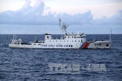 Tàu tuần dương Trung Quốc ở gần vùng đảo tranh chấp trên biển Hoa Đông. Ảnh tư liệu: AFP/ TTXVN