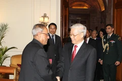 Tổng bí thư hội kiến Tổng thống và Chủ tịch Thượng viện Ấn Độ