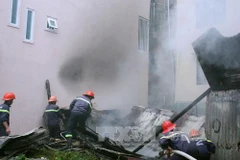 Lại cháy nhà do sơ suất trong hàn xì ở huyện Sa Pa