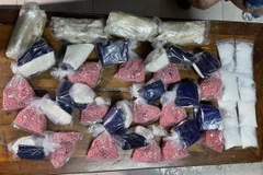 Tang vật một vụ án ma túy. (Ảnh: TTXVN phát)