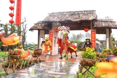 Tái hiện chợ Tết xưa là một trong những hoạt động đặc sắc trong Hội Tết Quý Mão tại Hội An. (Nguồn: Báo Quảng Nam)