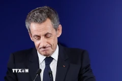 Cựu Tổng thống Pháp Nicolas Sarkozy tại thủ đô Paris. (Ảnh: AFP/TTXVN)