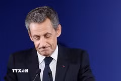 Cựu Tổng thống Pháp Nicolas Sarkozy. (Ảnh: AFP/TTXVN)