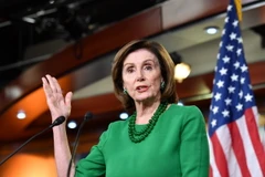 Cựu Chủ tịch Hạ viện Mỹ Nancy Pelosi. (Ảnh: AFP/TTXVN)