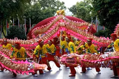 [Photo] Liên hoan múa rồng Hà Nội kỷ niệm 60 năm Giải phóng Thủ đô