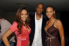 Mối quan hệ giữa Beyonce, Jay-Z và Rihanna vẫn là đề tài nóng hổi của ngành giải trí. (Nguồn: PA) 