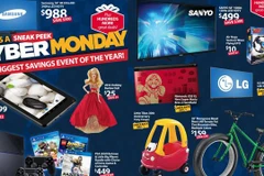 Nhiều mặt hàng giảm giá mạnh trong ngày 'Cyber Monday.' (Nguồn: techradar.com)