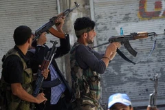 Các tay súng nổi dậy ở Syria. (Nguồn: nationalturk.com)