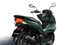 Mẫu PCX 125cc mới được tích hợp hệ thống khóa thông minh. (Ảnh: Văn Xuyên/Vietnam+)