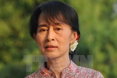 Lãnh đạo đảng NLD, bà Aung San Suu Kyi. (Nguồn: AFP/TTXVN)