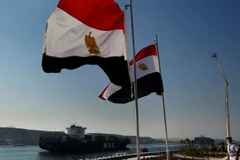 Hành lang kênh đào Suez là một trong những dự án trọng điểm của Ai Cập trong thời gian tới. (Ảnh: AP)