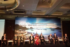 Các diễn giả tham dự hội nghị. (Nguồn: Vietcombank)