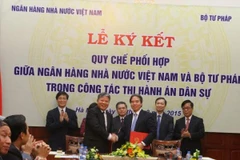 Bộ Tư pháp và Ngân hàng Nhà nước phối hợp xử lý nợ xấu 