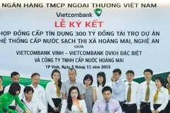 Lãnh đạo hai bên tham gia ký kết. (Nguồn: Vietcombank)