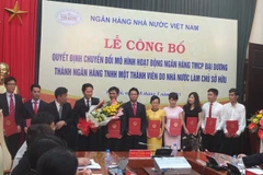 Lãnh đạo VietinBank giữ chức Chủ tịch Hội đồng thành viên OceanBank