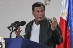 Tổng thống Philippines Rodrigo Duterte. (Nguồn: AFP/TTXVN)