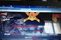 Hình ảnh website bị hacker thay đổi giao diện trong một số trường hợp bị tấn công trong thời gian qua. (Ảnh chụp màn hình)