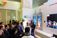 Trải nghiệm 4G của Viettel. (Ảnh: Vietnam+)