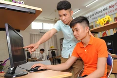 Phòng thư viện máy tính của LG tại Hải Phòng. (Ảnh: LG)