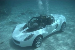 Cận cảnh chiếc ôtô đi được dưới nước đầu tiên trên thế giới