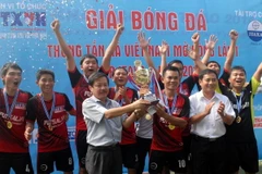 Bế mạc giải bóng đá TTXVN mở rộng lần I-Cúp Itaxa năm 2014