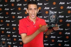 Di Maria nhận danh hiệu đầu tiên trong màu áo Manchester United