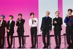 Nhóm nhạc BTS với bảy thành viên. (Nguồn: Yonhap/TTXVN)