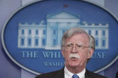 Cố vấn An ninh quốc gia Mỹ John Bolton phát biểu tại Nhà Trắng ở Washington, DC, Mỹ. (Nguồn: AFP/TTXVN)