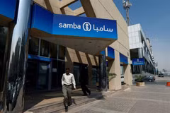 Trụ sở ngân hàng Samba Bank. (Nguồn: Reuters)
