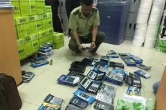 Tang vật bị thu giữ. (Ảnh: TTXVN phát)