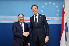 Thủ tướng Nguyễn Xuân Phúc gặp song phương Thủ tướng Vương quốc Hà Lan, Ngài Mark Rutte bên lề Hội nghị Cấp cao Á-Âu (ASEM) lần thứ 12 tại Brussels (Vương quốc Bỉ) tháng 10/2018. (Ảnh: Thống Nhất/TTXVN)