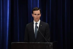 Cố vấn Nhà Trắng Jared Kushner phát biểu tại một sự kiện ở Buenos Aires, Argentina. (Nguồn: AFP/TTXVN)