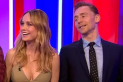 Brie Larson gây bão vì mặc một chiếc váy khoe ra vòng một gợi cảm. (Nguồn: Daily Mail)