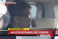 NHK đưa tin về vụ bắt giữ nghi phạm. (Nguồn: NHK)