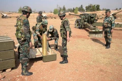 Phiến quân tố cáo quân đội Syria đã tấn công vào các khu vực do họ kiểm soát gần Damascus. (Nguồn: almasdarnews.com)