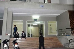 Tòa nhà nơi bà Thủy được phát hiện (Ảnh: Sơn Bách/Vietnam+)