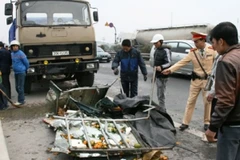 Hiện trường vụ tai nạn (Ảnh: Cơ quan chức năng)