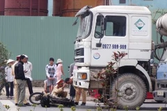 Hiện trường vụ tai nạn (Ảnh: Sơn Bách/Vietnam+)