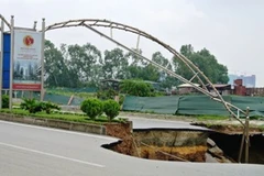 Hiện trường vụ việc (Ảnh: Sơn Bách/Vietnam+)