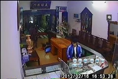 Chân dung hung thủ (Ảnh cắt từ clip)