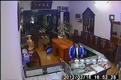 Chân dung hung thủ (Ảnh cắt từ clip)
