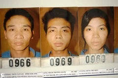 Các đối tượng bị bắt trong vụ buôn người tại huyện Từ Liêm, Hà Nội, tháng 10/2012 (Ảnh: Sơn Bách/Vietnam+)
