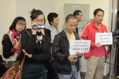 UBND Từ Liêm yêu cầu chủ đầu tư không được cắt dịch vụ của dân (Ảnh: Sơn Bách/Vietnam+)