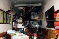 Ngôi nhà nơi xảy ra cháy (Ảnh: CTV Anh Quang)