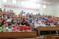 Vào đại học luôn là giấc mơ của nhiều sỹ tử (Ảnh: Phương Mai/Vietnam+)