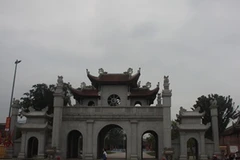 Đền Mẫu Âu Cơ thuộc xã Hiền Lương, huyện Hạ Hòa, tỉnh Phú Thọ (Ảnh: PV/Vietnam+)