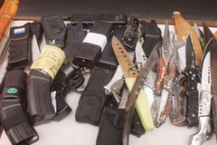 Một số tang vật lực lượng 141 thu giữ (Ảnh: Sơn Bách/Vietnam+)