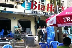 Hiện trường vụ việc (Ảnh: CTV)