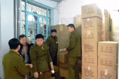 Cơ quan chức năng tiến hành kiểm tra cơ sở của Mạnh Cầm (Ảnh: CTV)
