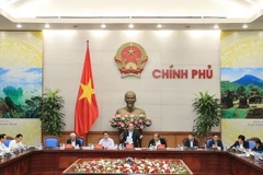 Thủ tướng Nguyễn Xuân Phúc ,Trưởng Ban chỉ đạo phát biểu kết luận. (Ảnh: Thống Nhất/TTXVN)